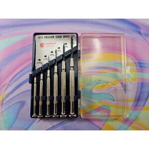 Champion Quality Tools 6 Pc. Precision Screwdriver Set Vintage w/Case